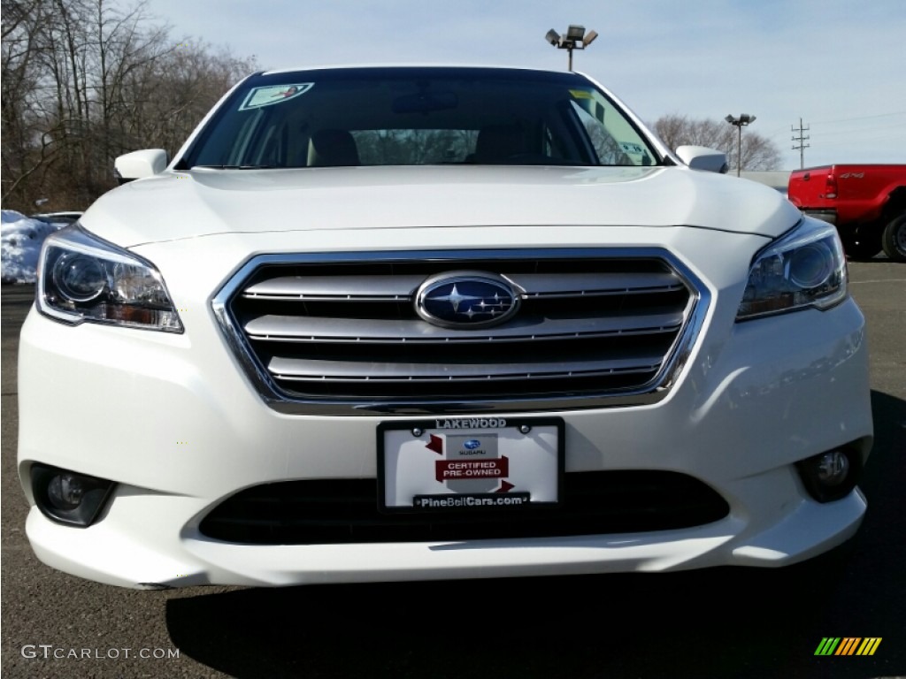 2015 Legacy 2.5i Limited - Crystal White Pearl / Warm Ivory photo #2