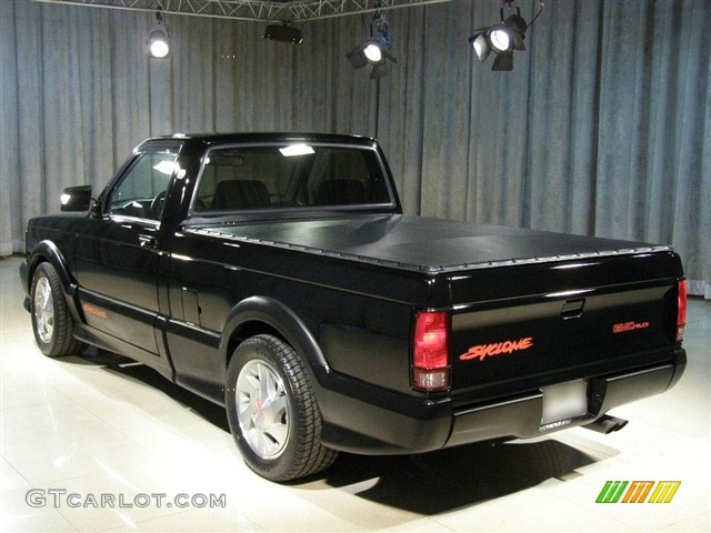 1991 GMC Syclone Black / Black with Red Piping, Back Left 1991 GMC Syclone Standard Syclone Model Parts