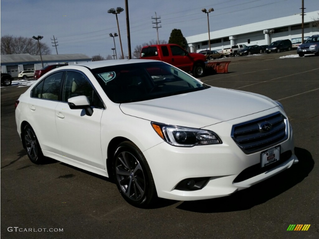 2015 Legacy 2.5i Limited - Crystal White Pearl / Warm Ivory photo #3