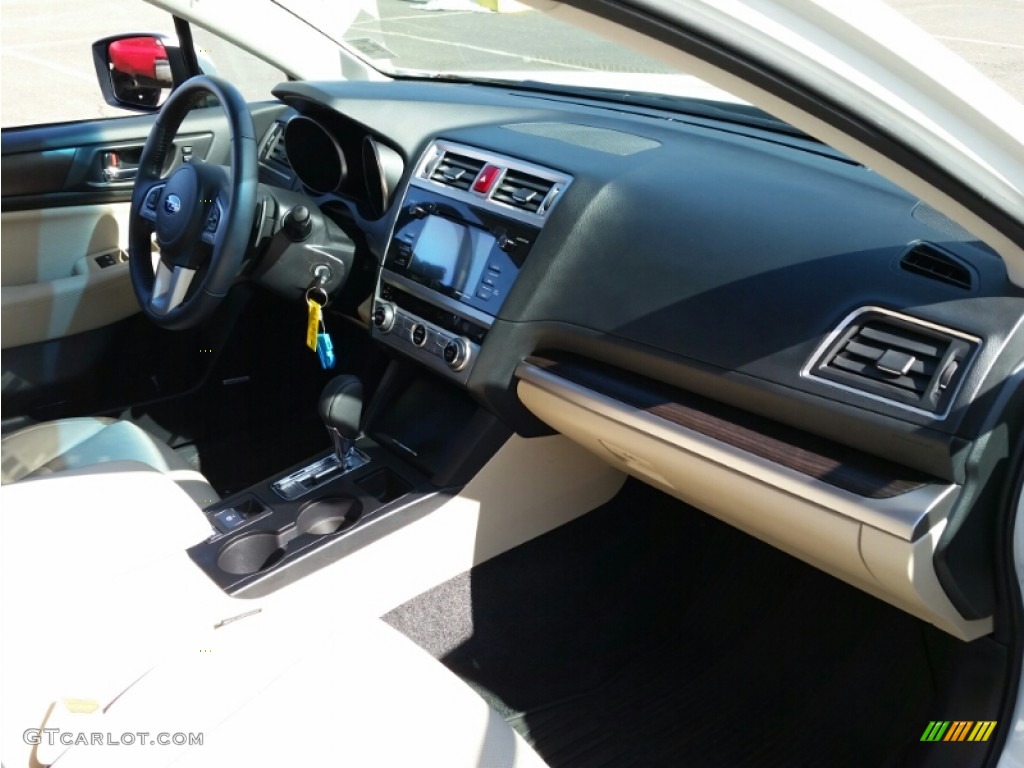 2015 Legacy 2.5i Limited - Crystal White Pearl / Warm Ivory photo #6