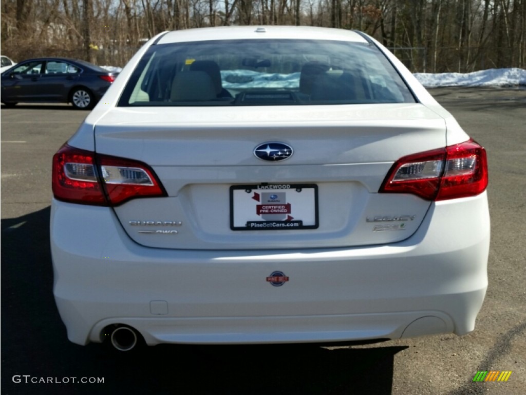 2015 Legacy 2.5i Limited - Crystal White Pearl / Warm Ivory photo #8