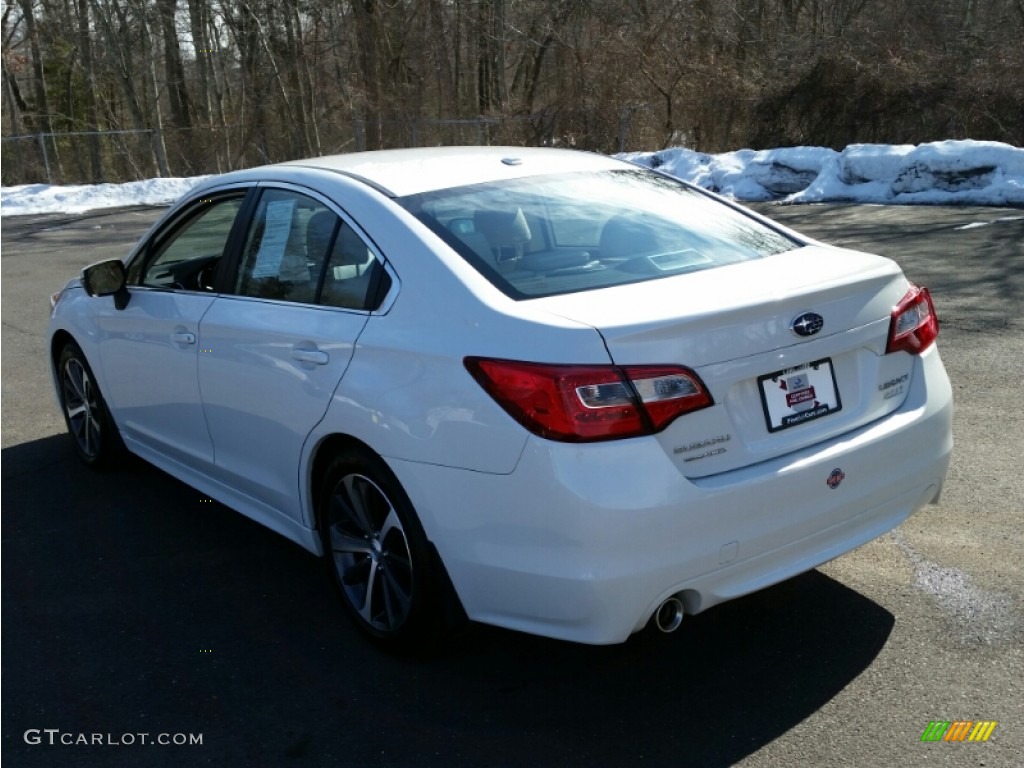 2015 Legacy 2.5i Limited - Crystal White Pearl / Warm Ivory photo #9