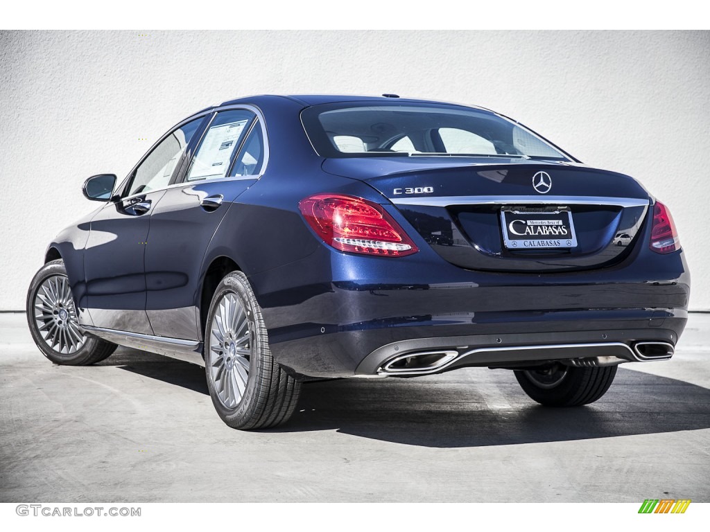 2015 C 300 - Lunar Blue Metallic / Crystal Grey/Deep Sea Blue photo #2