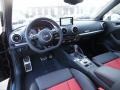 2015 Audi S3 Magma Red/Black Interior Prime Interior Photo