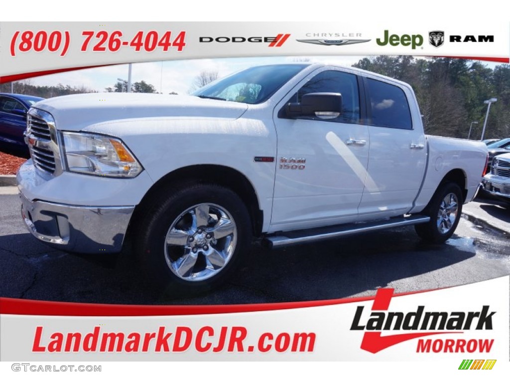 2015 1500 Lone Star Crew Cab - Bright White / Canyon Brown/Light Frost photo #1