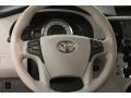 2011 Toyota Sienna Dark Charcoal Interior Steering Wheel Photo