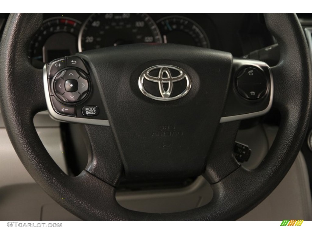 2012 Toyota Camry LE Ash Steering Wheel Photo #101822213