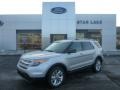 2015 Ingot Silver Ford Explorer XLT 4WD  photo #1