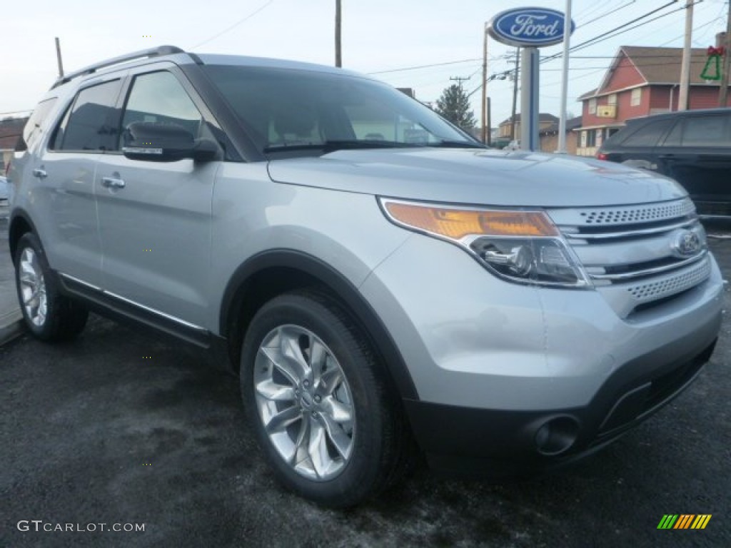 Ingot Silver 2015 Ford Explorer XLT 4WD Exterior Photo #101822492