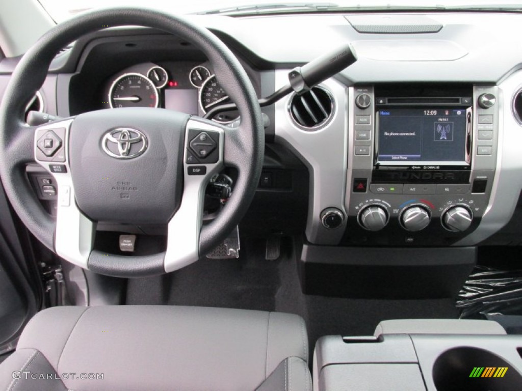 2015 Toyota Tundra SR5 Double Cab 4x4 Graphite Dashboard Photo #101824133