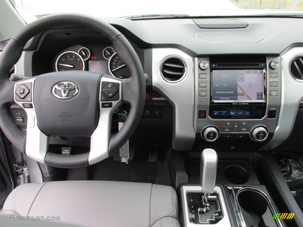 2015 Toyota Tundra Limited CrewMax Graphite Dashboard Photo #101824715