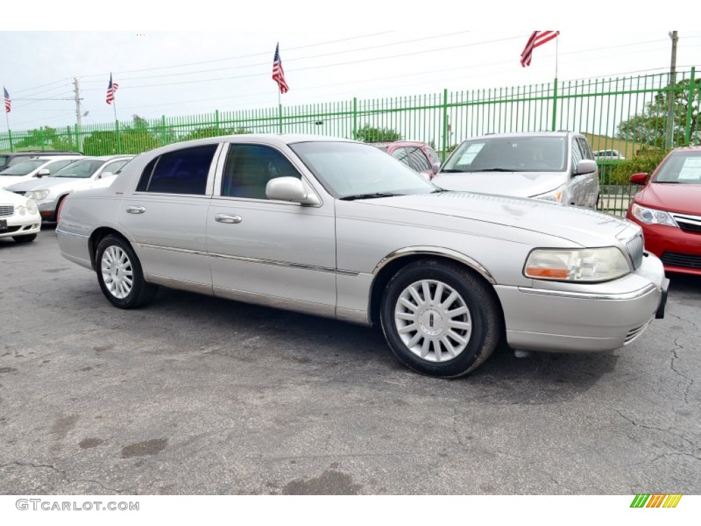 Silver Birch Metallic 2003 Lincoln Town Car Executive Exterior Photo #101824748