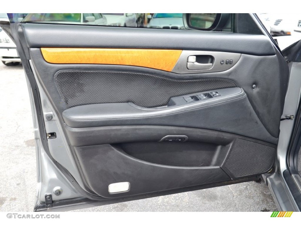 2004 Infiniti M 45 Graphite Door Panel Photo #101825258
