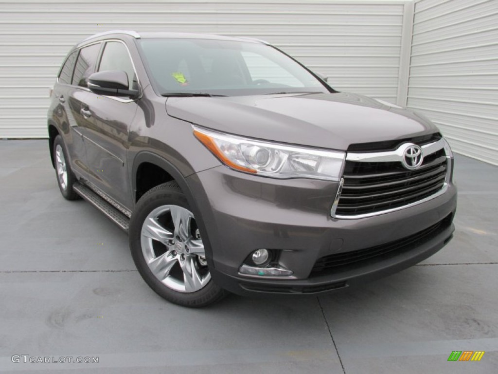 Predawn Gray Mica 2015 Toyota Highlander Limited Exterior Photo #101826185