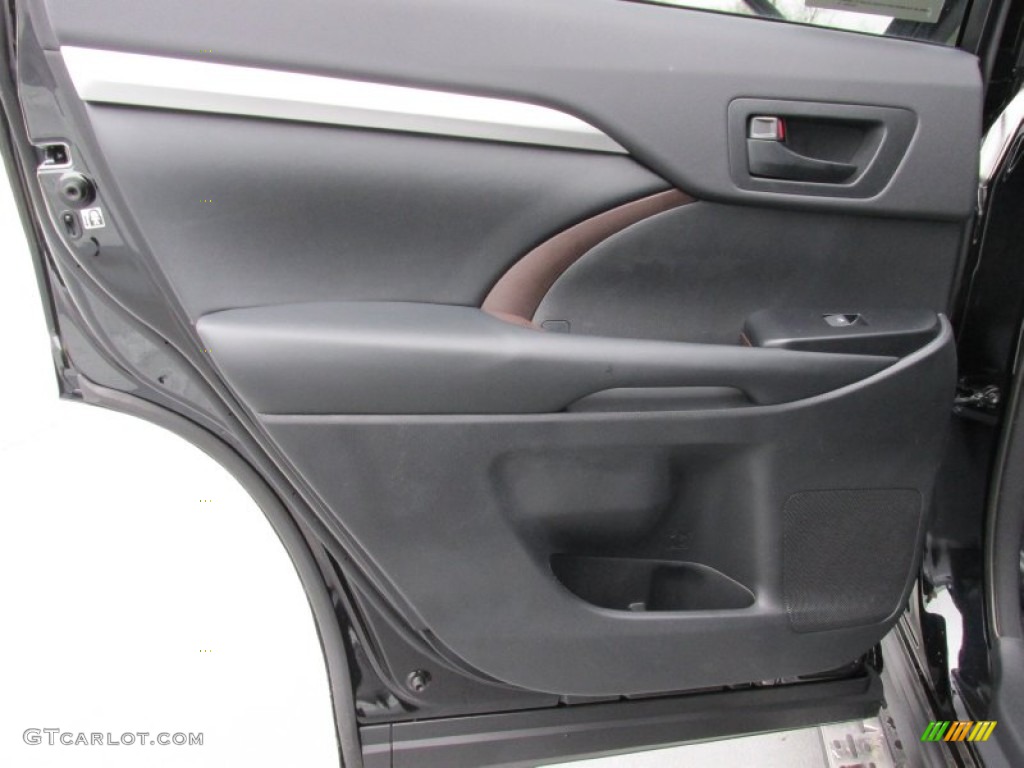 2015 Toyota Highlander LE Black Door Panel Photo #101826473