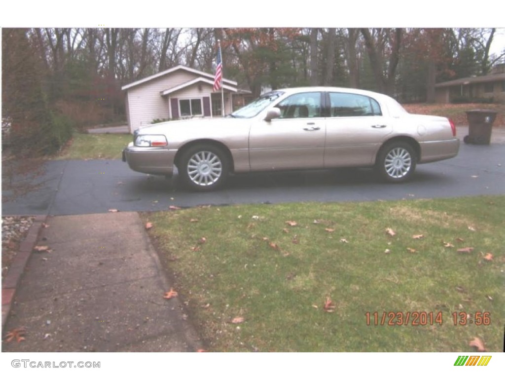 Light French Silk Metallic Lincoln Town Car