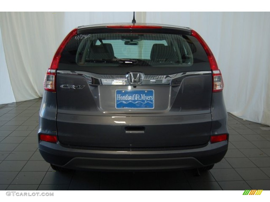 2015 CR-V LX - Modern Steel Metallic / Gray photo #6