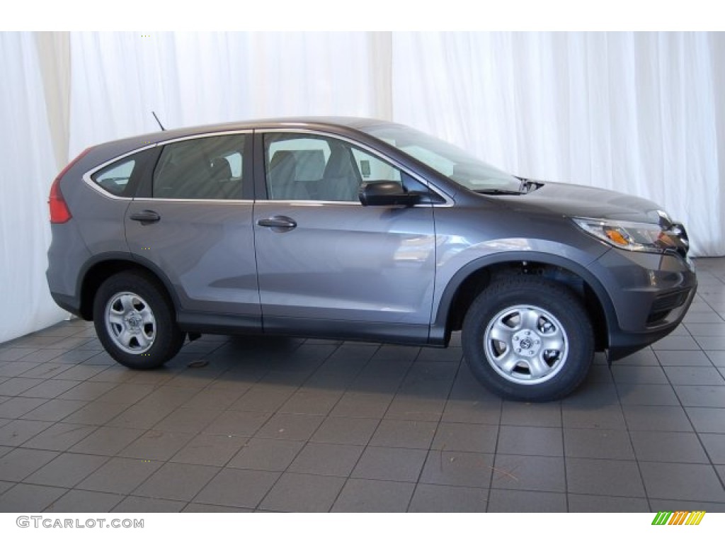 2015 CR-V LX - Modern Steel Metallic / Gray photo #5