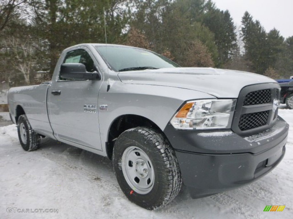 Bright Silver Metallic 2015 Ram 1500 Tradesman Regular Cab 4x4 Exterior Photo #101828826