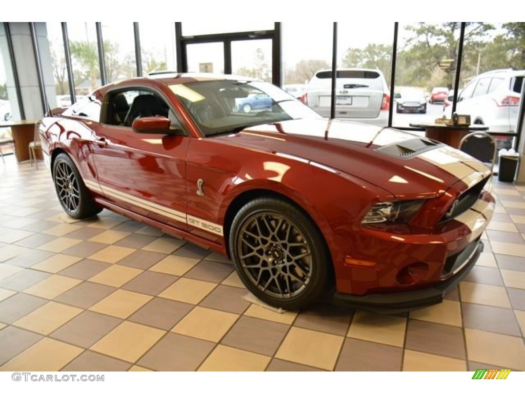 Ruby Red 2014 Ford Mustang Shelby GT500 SVT Performance Package Coupe Exterior Photo #101829150