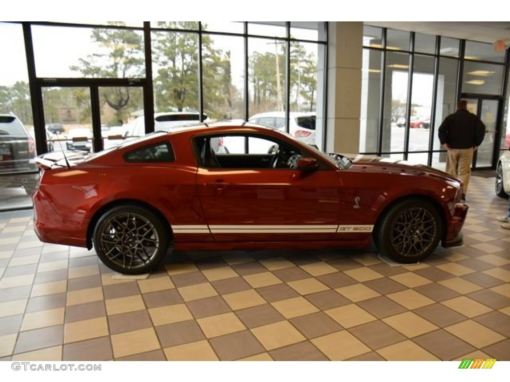 2014 Mustang Shelby GT500 SVT Performance Package Coupe - Ruby Red / Shelby Charcoal Black/White Accents Recaro Sport Seats photo #3