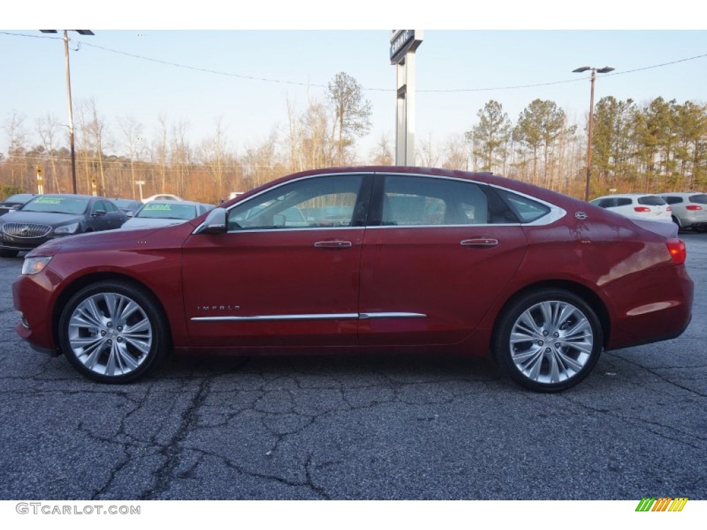 2015 Impala LTZ - Red Rock Metallic / Jet Black/Dark Titanium photo #4