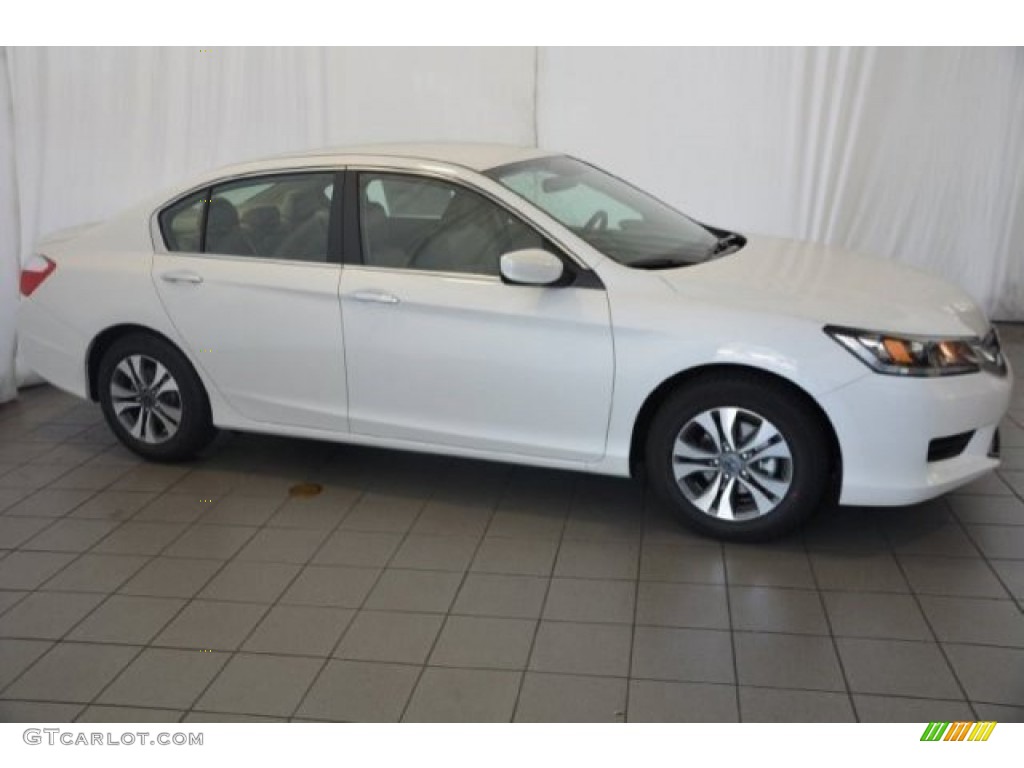 2015 Accord LX Sedan - White Orchid Pearl / Ivory photo #7