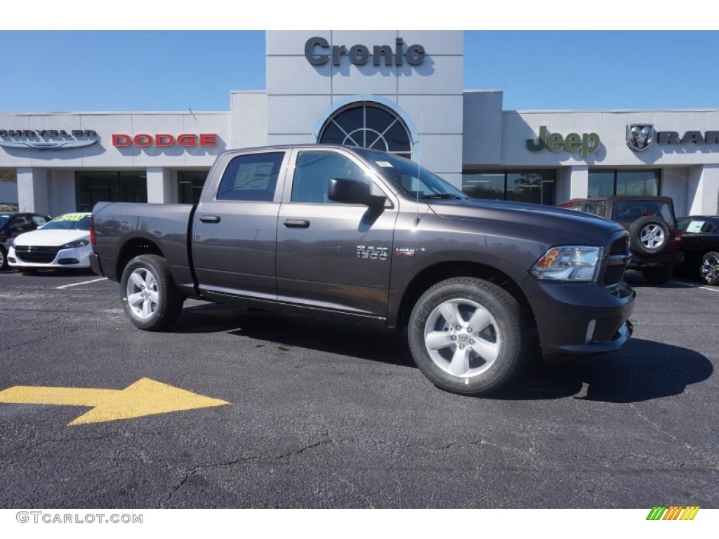 2015 1500 Express Crew Cab - Granite Crystal Metallic / Black/Diesel Gray photo #1