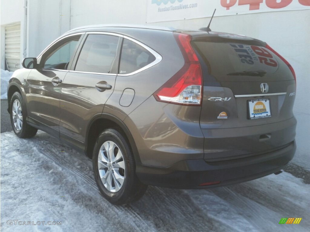 2012 CR-V EX-L 4WD - Polished Metal Metallic / Black photo #4