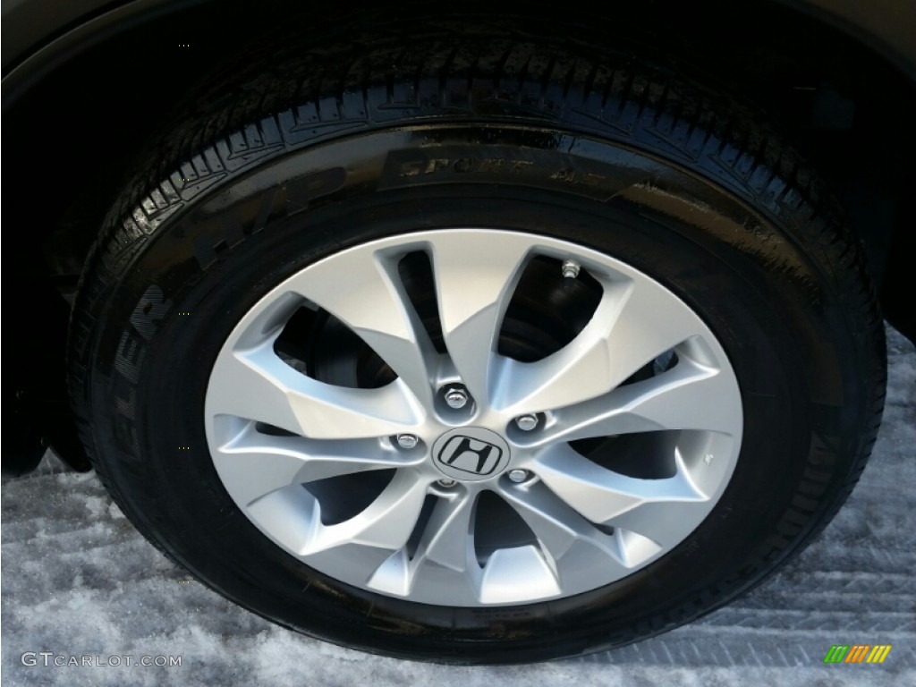 2012 CR-V EX-L 4WD - Polished Metal Metallic / Black photo #9