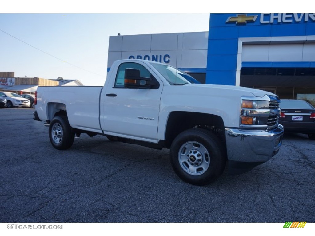 2015 Silverado 2500HD WT Regular Cab - Summit White / Jet Black/Dark Ash photo #1