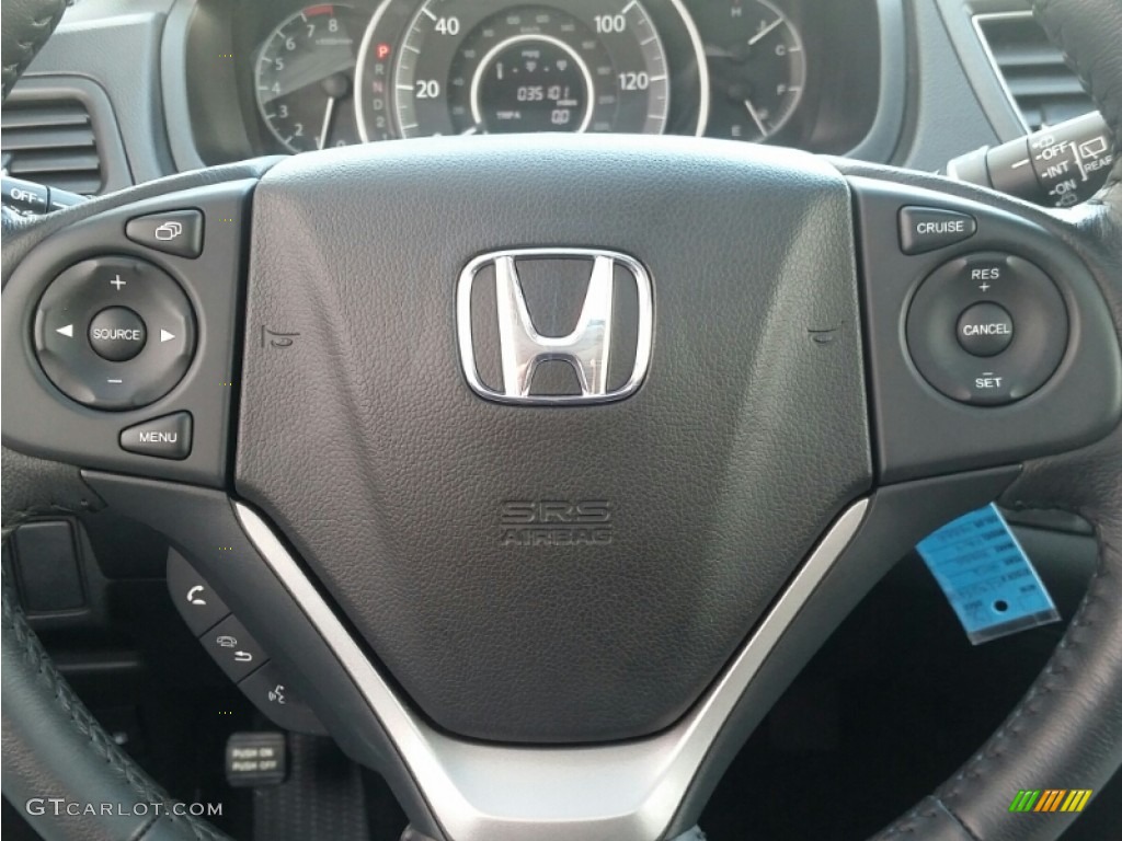 2012 CR-V EX-L 4WD - Polished Metal Metallic / Black photo #28