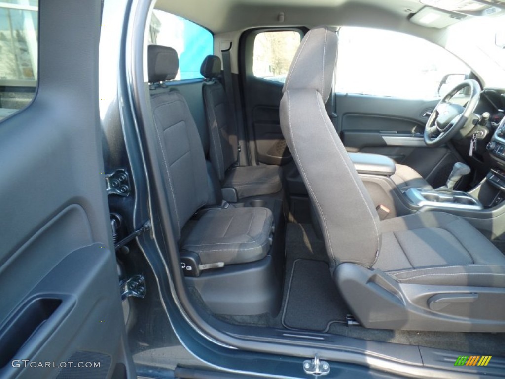 2015 Colorado LT Extended Cab 4WD - Cyber Gray Metallic / Jet Black photo #48