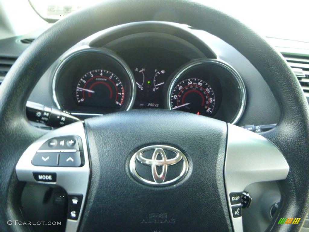 2012 Highlander V6 4WD - Blizzard White Pearl / Ash photo #18