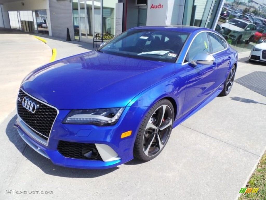 Sepang Blue Pearl 2015 Audi RS 7 4.0 TFSI quattro Exterior Photo #101835186