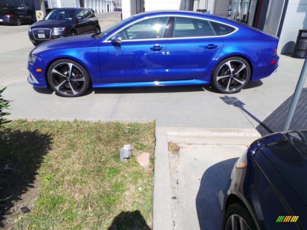 Sepang Blue Pearl 2015 Audi RS 7 4.0 TFSI quattro Exterior Photo #101835206