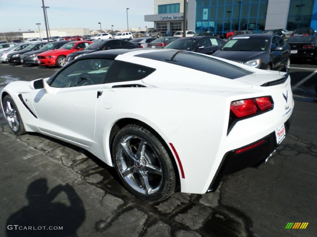 2015 Corvette Stingray Coupe - Arctic White / Jet Black photo #6
