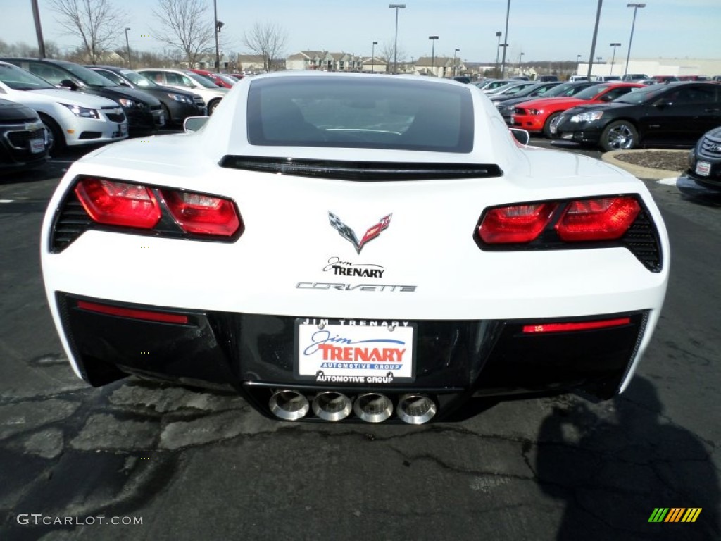 2015 Corvette Stingray Coupe - Arctic White / Jet Black photo #7