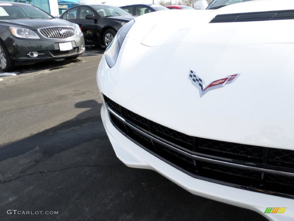 2015 Corvette Stingray Coupe - Arctic White / Jet Black photo #15