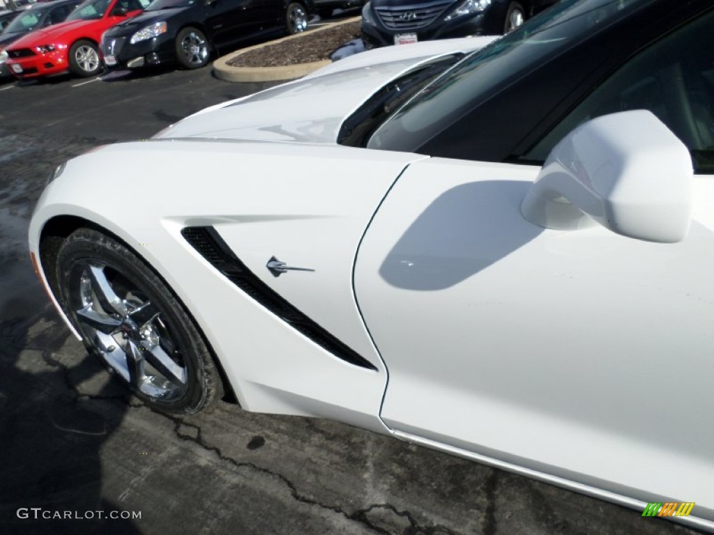 2015 Corvette Stingray Coupe - Arctic White / Jet Black photo #20