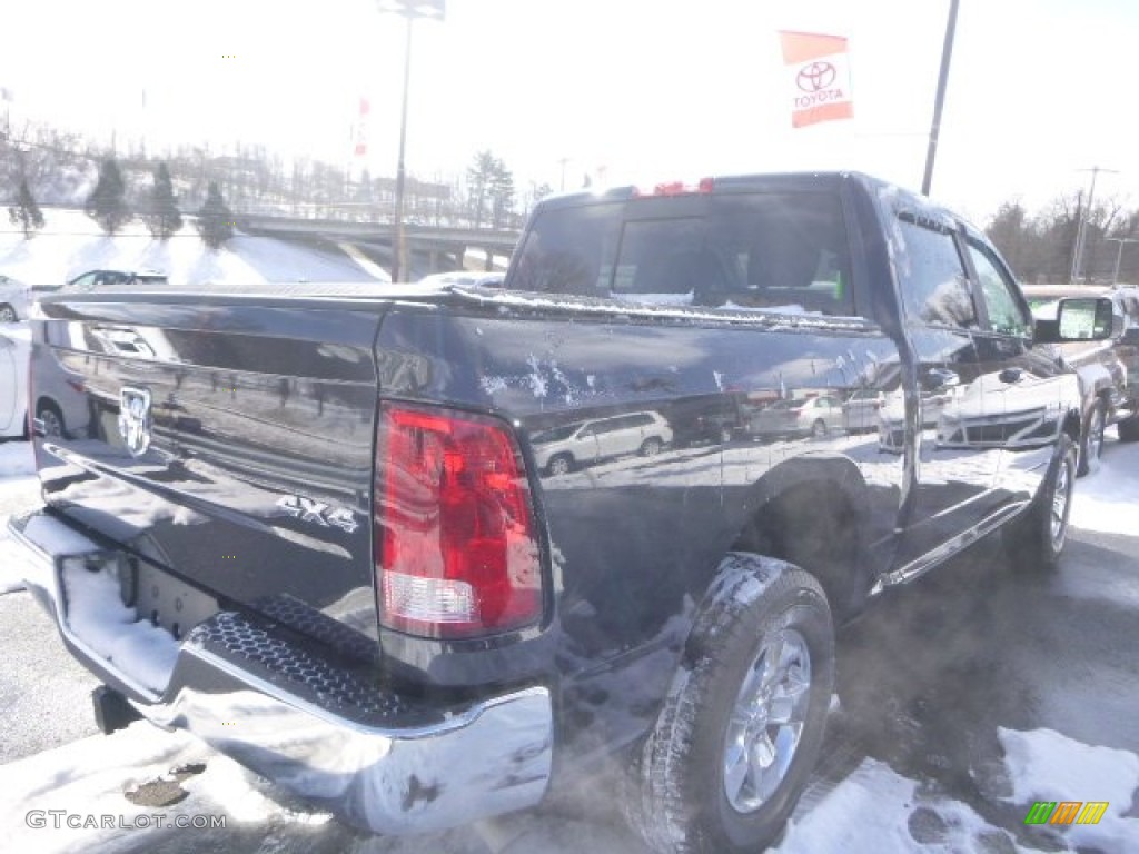 2014 1500 SLT Crew Cab 4x4 - Mineral Gray Metallic / Black/Diesel Gray photo #3