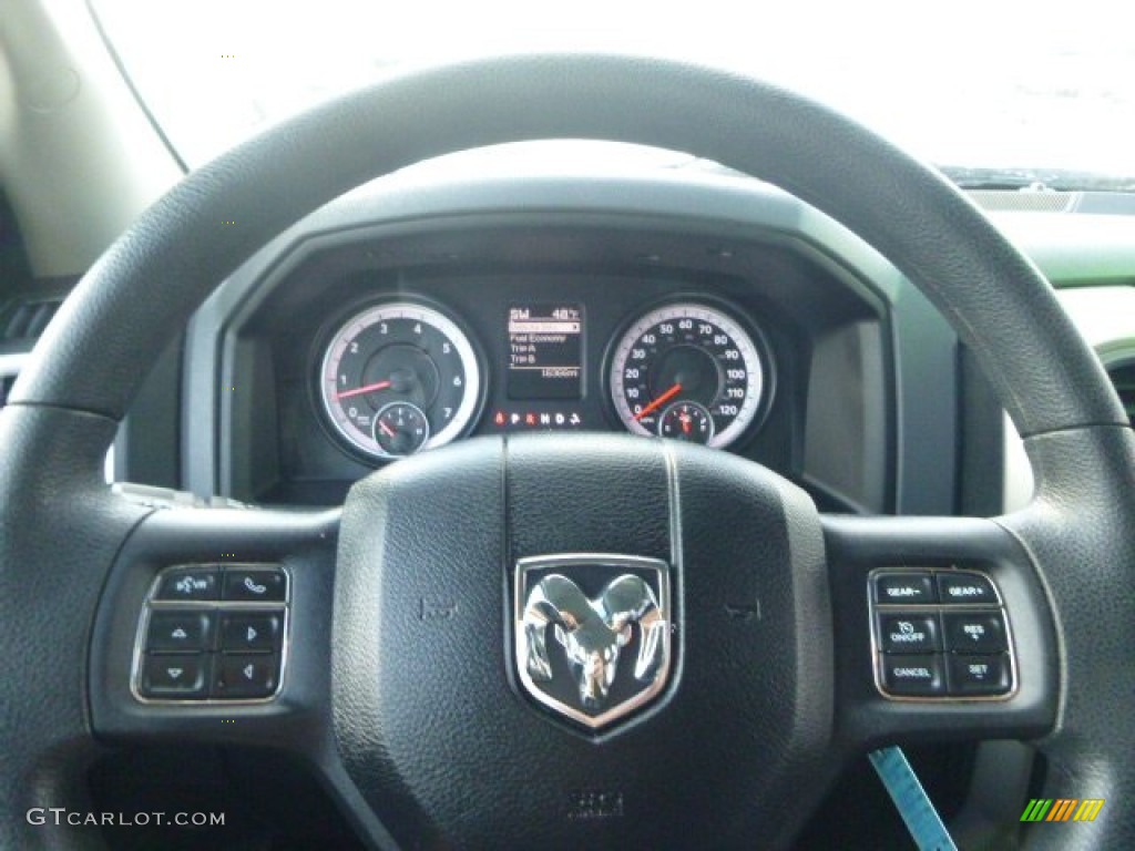 2014 1500 SLT Crew Cab 4x4 - Mineral Gray Metallic / Black/Diesel Gray photo #18