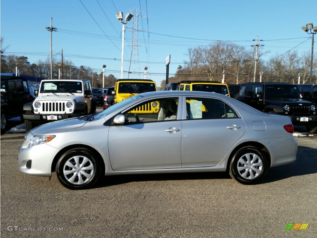 2010 Corolla LE - Classic Silver Metallic / Ash photo #10