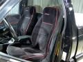 1991 GMC Syclone Black / Black with Red Piping, Seats