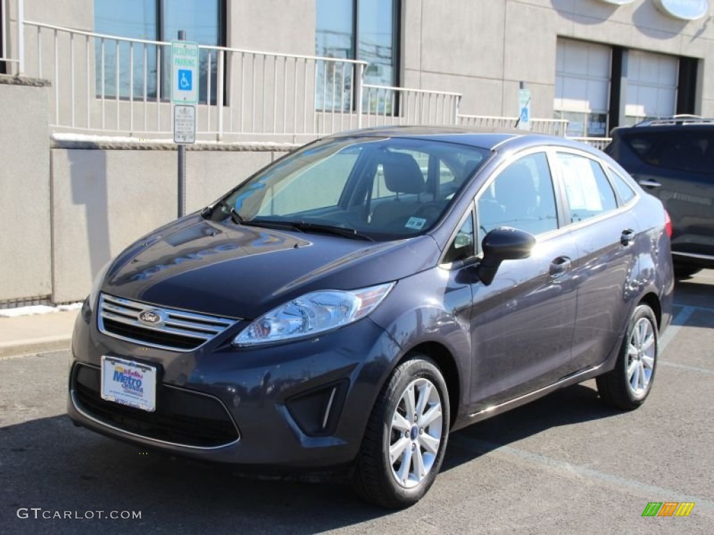 2012 Fiesta SE Sedan - Violet Grey Metallic / Light Stone/Charcoal Black photo #1