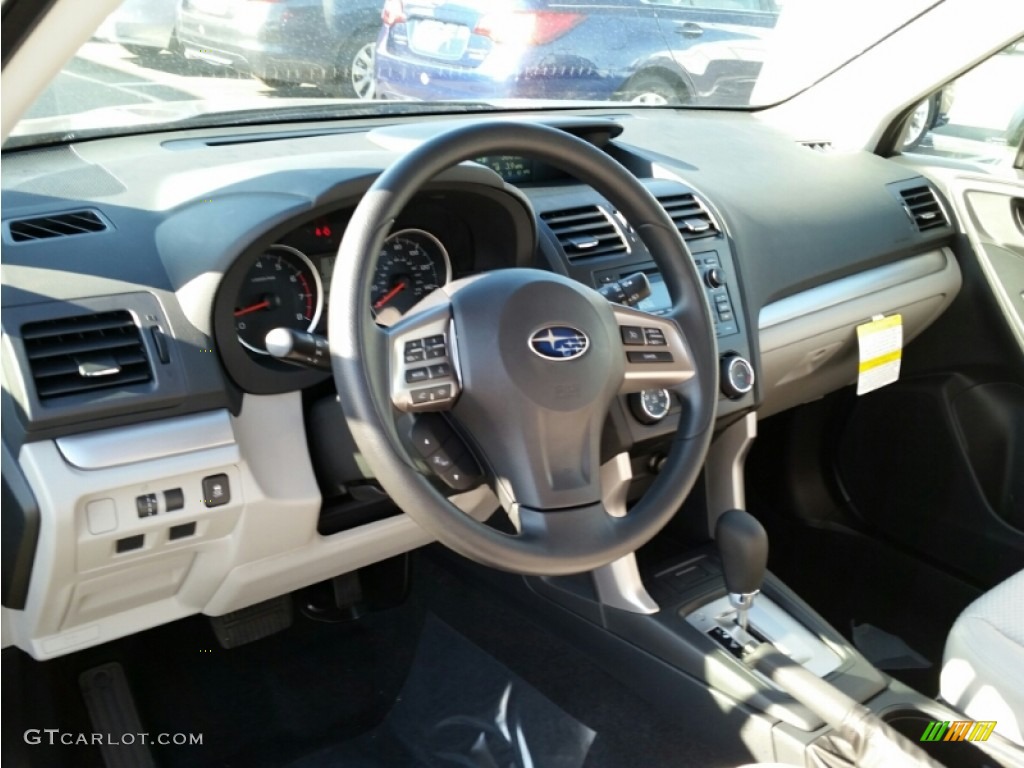 2015 Forester 2.5i - Dark Gray Metallic / Gray photo #7