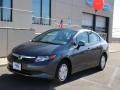 Polished Metal Metallic 2012 Honda Civic HF Sedan