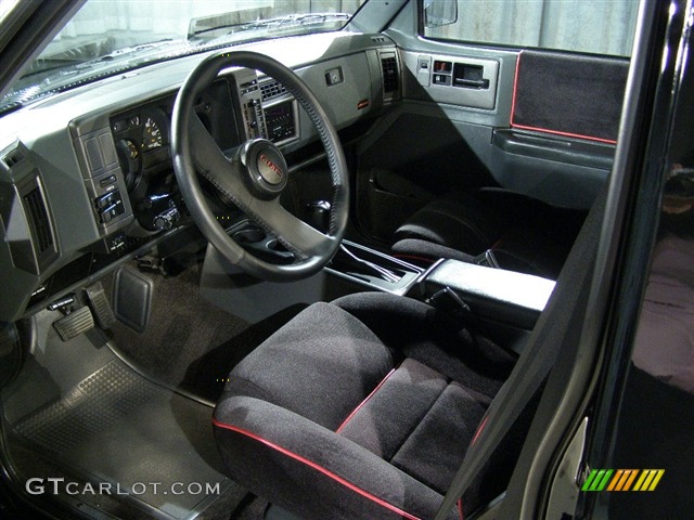 1991 GMC Syclone Black / Black with Red Piping, Interior 1991 GMC Syclone Standard Syclone Model Parts
