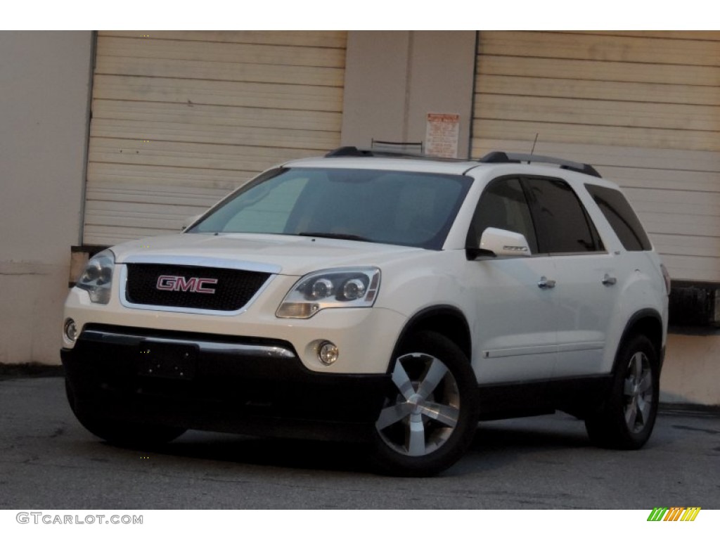 Summit White 2010 GMC Acadia SLT Exterior Photo #101844663