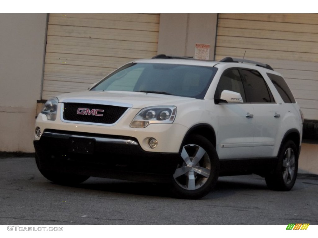 Summit White 2010 GMC Acadia SLT Exterior Photo #101844711